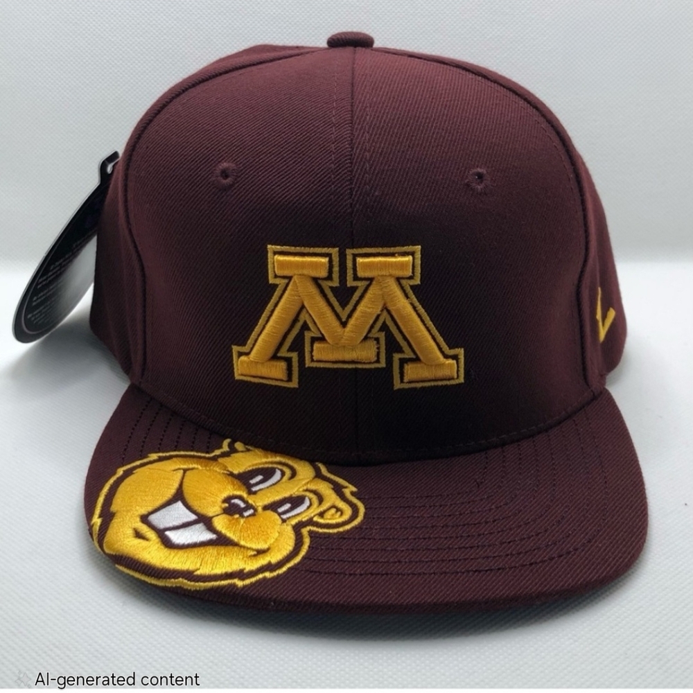 NWT Kids Minnesota Gophers NCAA Officially Liscensed Snapback Hat
